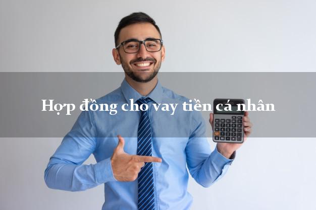 Hợp đồng cho vay tiền cá nhân
