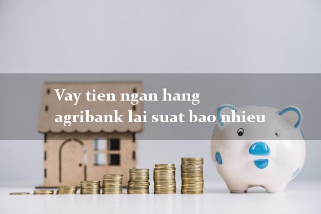 Vay tien ngan hang agribank lai suat bao nhieu