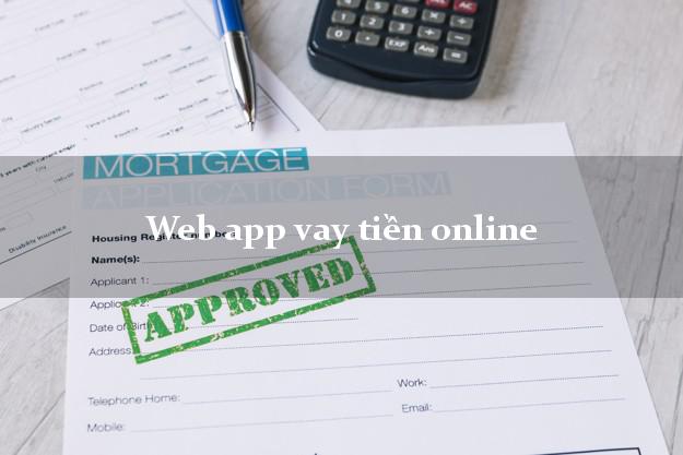 Web app vay tiền online