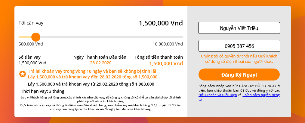Top 9 Vay tiền nhanh online không cần thế chấp Top 9 Vay tiền nhanh online không cần thế chấp