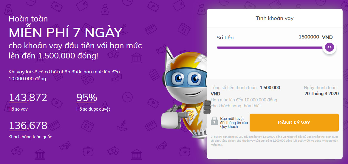 Hướng dẫn vay tiền RoboCash có tiền ngay
