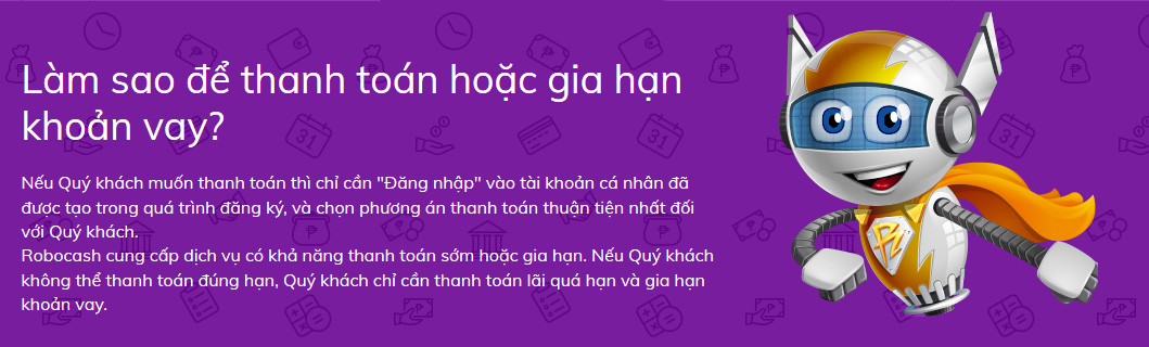 Hướng dẫn vay tiền RoboCash có tiền ngay