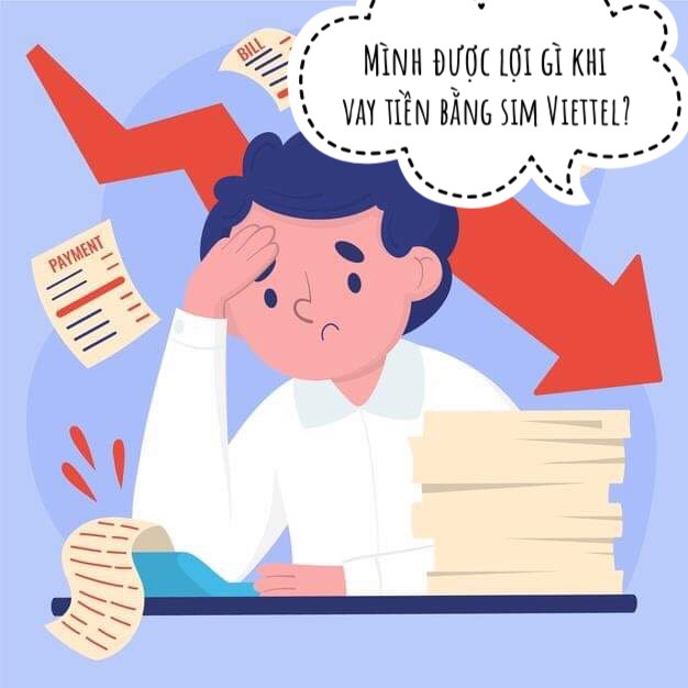 Vay tiền bằng sim Viettel chính chủ