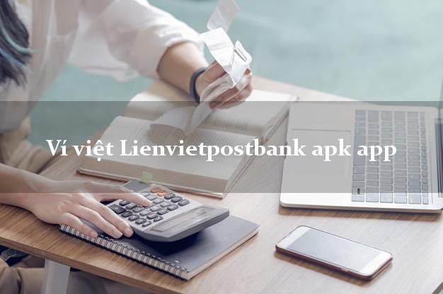 Ví việt Lienvietpostbank apk app