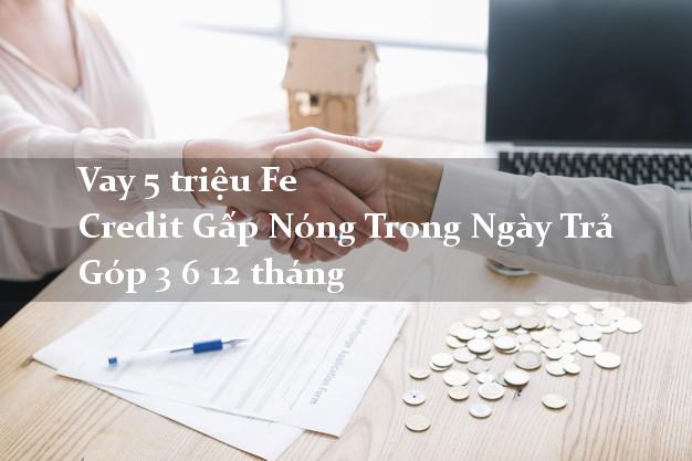 Vay 5 triệu Fe Credit Gấp Nóng Trong Ngày Trả Góp 3 6 12 tháng